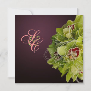 Invitation Orchidée de Pix-Dezines + Flourissement ornemental