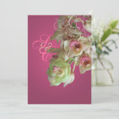 Invitation Orchidée PixDezines + Parfum ornemental 5x7 (Debout devant)