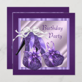Invitation Orchidée talon haute chaussures femmes violet Anni (Devant / Derrière)