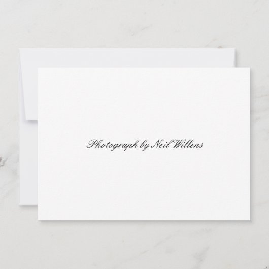 Invitation Orchidées Blanches (Dos)