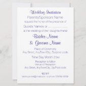 Invitation Orchidées Packages Mariages bon marché ensembles d (Dos)