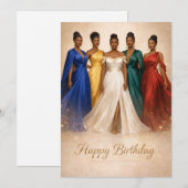 Invitation Order of the Eastern Star Birthday Card (Devant / Derrière)