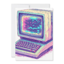 Ordinateur CRT vintage de la fin des années 1990 -