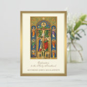 Invitation Ordination catholique à la Sainte Prêtr (Debout devant)