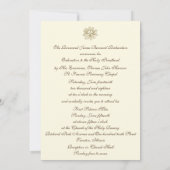 Invitation Ordination catholique à la Sainte Prêtr (Dos)