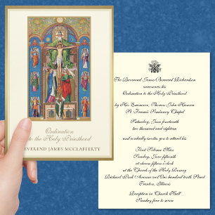 Invitation Ordination catholique à la Sainte Prêtr