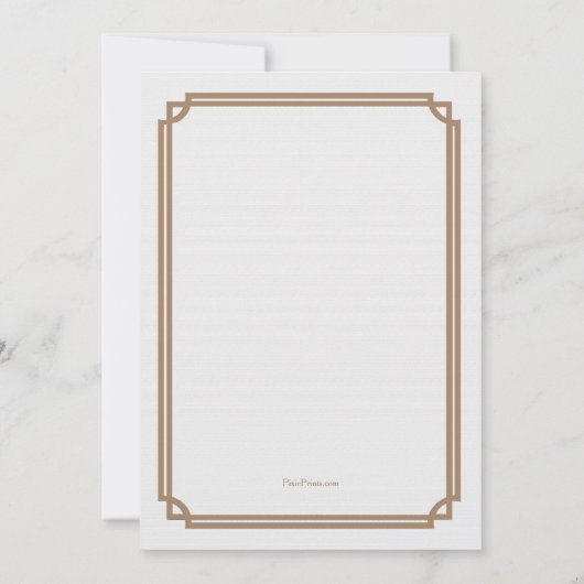 Invitation Ordination croisée réversible (Dos)