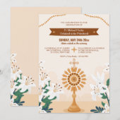 Invitation Ordination d'un prêtre (Devant / Derrière)