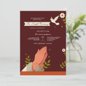 Invitation Ordinations sacerdotales à mains jointes  (Debout devant)