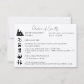 Invitation Ordre chronologique des événements Boîtier de l'ar (Devant)