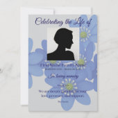 Invitation Ordre de service bleu royal (Devant)