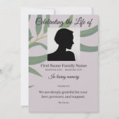 Invitation Ordre de service Eucalyptus (Devant)