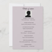Invitation Ordre de service Eucalyptus (Dos)