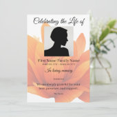 Invitation Ordre de service floral (Debout devant)