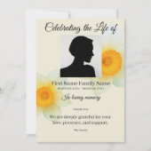 Invitation Ordre de service Narcisse (Devant)