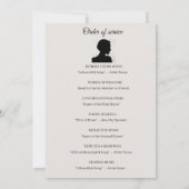 Invitation Ordre de service Narcisse (Dos)