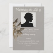 Invitation Ordre de service taupe (Devant)