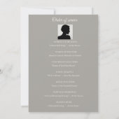 Invitation Ordre de service taupe (Dos)