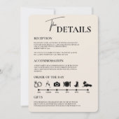 Invitation Ordre des événements de mariage rustique Boho Brûl (Devant)