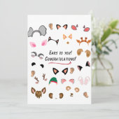 Invitation Oreilles-toi ! (Debout devant)