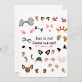 Invitation Oreilles-toi ! (Devant / Derrière)