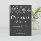 Invitation Organisation d'invitation de Noël (Debout devant)