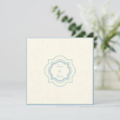 Invitation orientale pour annoncer la date de mari (Debout devant)