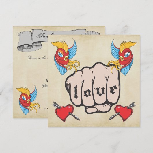 Invitation orienté de fête d'anniversaire de (Devant / Derrière)