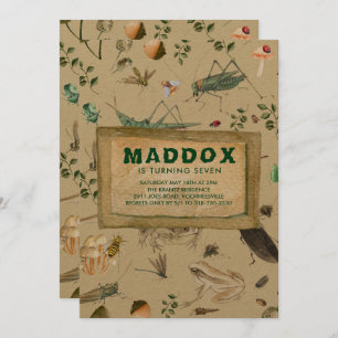 Invitation orientée de fête d'anniversaire