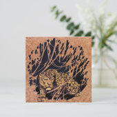 INVITATION ORIENTÉE de fête d'anniversaire de (Debout devant)