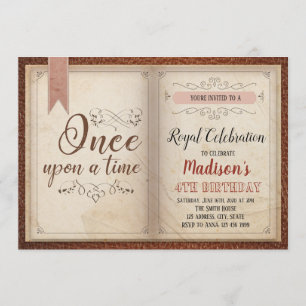 Invitation orientée de fête d'anniversaire de