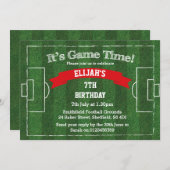 Invitation orientée de fête d'anniversaire du (Devant / Derrière)