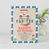 Invitation orientée de partie de golf (Debout devant)