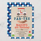 Invitation orientée de partie de golf (Devant / Derrière)