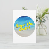 Invitation orientée de partie de plage (Debout devant)