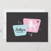 Invitation orientée de partie des années 1950 de (Dos)