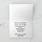 invitation orientée de partie des années 50 (Intérieur)