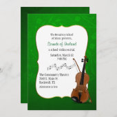 Invitation orientée irlandaise de considérant de (Devant / Derrière)