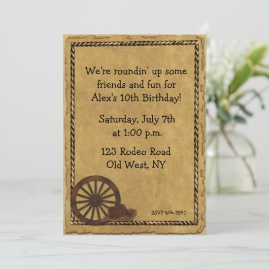 Invitation orientée occidentale (Debout devant)