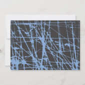 Invitation original d'invitation de bat mitzvah de (Dos)