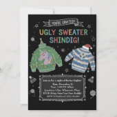 Invitation originale pour une Soirée décontractée  (Devant)