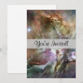 Invitation Orion Nebula Pastels (Devant / Derrière)