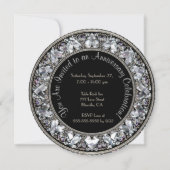 Invitation Ornamental Aniversary Diamond Monogram (Dos)