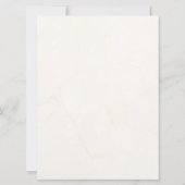 Invitation Ornat Gold Mariage musulman islamique (Dos)