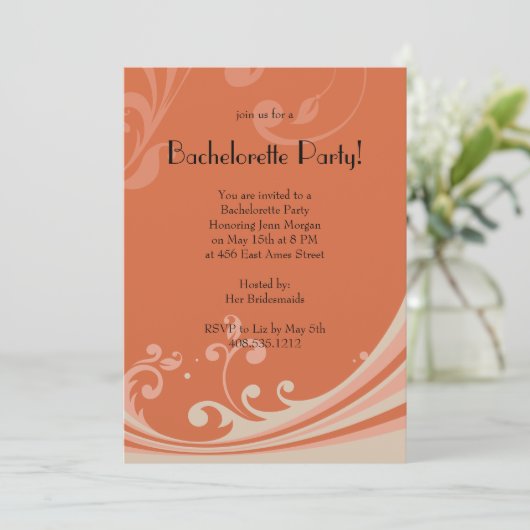 Invitation Ornat sauvage (Debout devant)