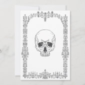 Invitation Ornate Black White RIP Années 20's 30e anniversair (Dos)