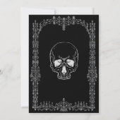 Invitation Ornate Black White RIP Années 20's 30e anniversair (Dos)