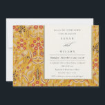 Invitation Ornate Jaune Or Floral Peacock Couples Douche<br><div class="desc">Si vous avez besoin d'une plus grande personnalisation,  n'hésitez pas à m'envoyer un message sur yellowfebstudio@gmail.com .</div>