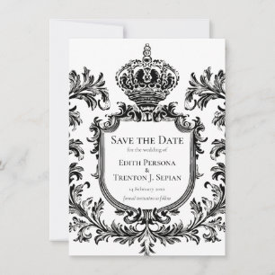 Invitation Ornate Laurel & Filigree, Mariage