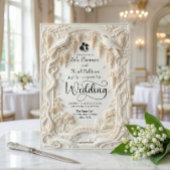 Invitation Ornate Victorian Garden Romance Traditional